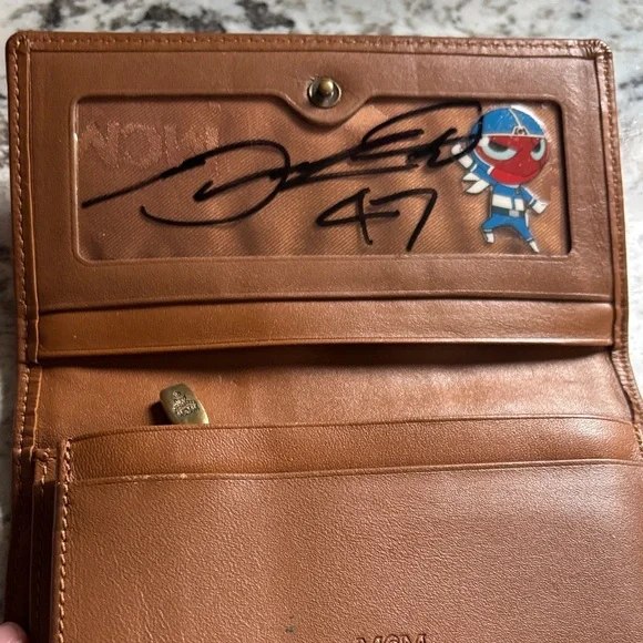 MCM Cognac and Dark Brown Leather Wallet - EUC - Picture 3 of 16